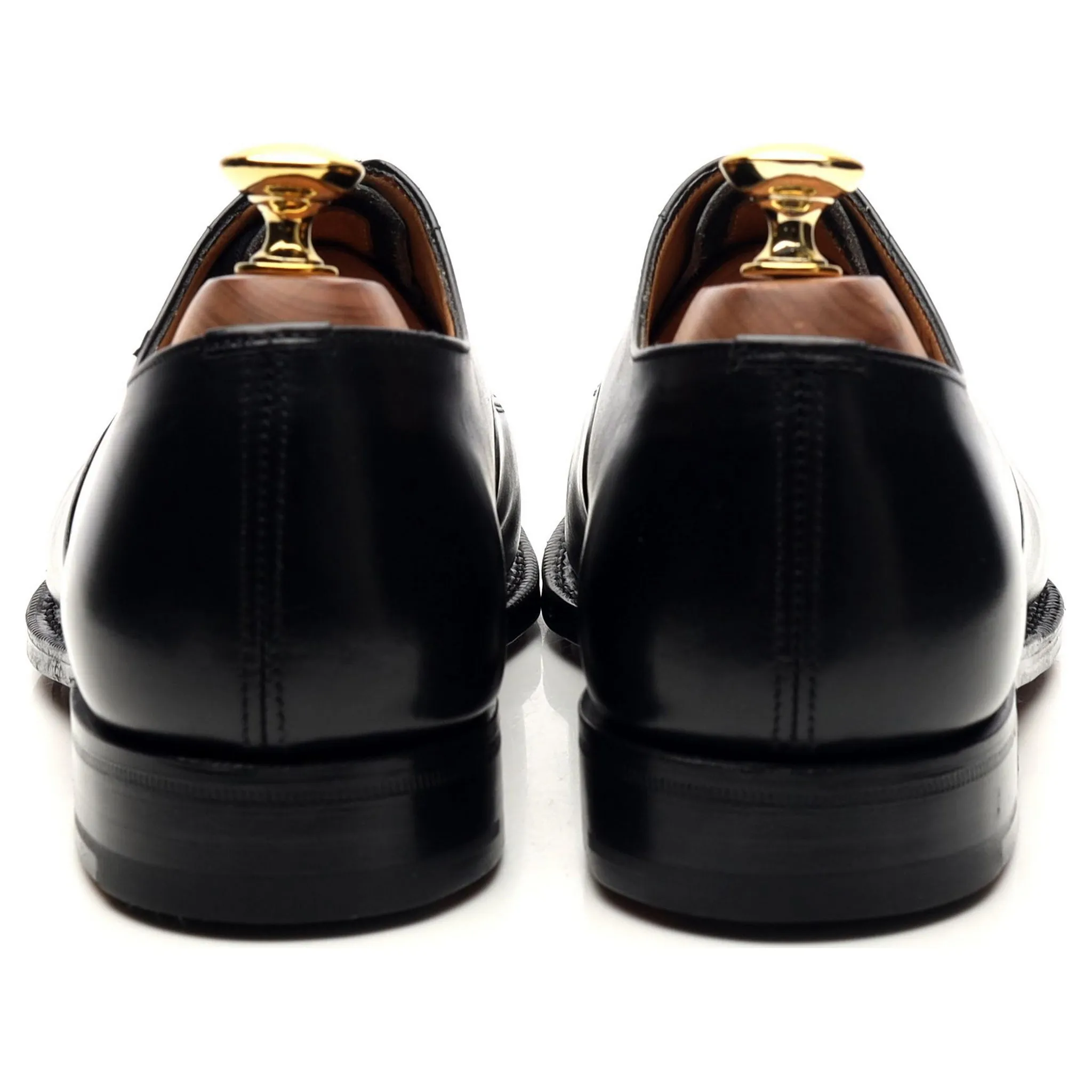 'Consul' Black Leather Oxford UK 6 F