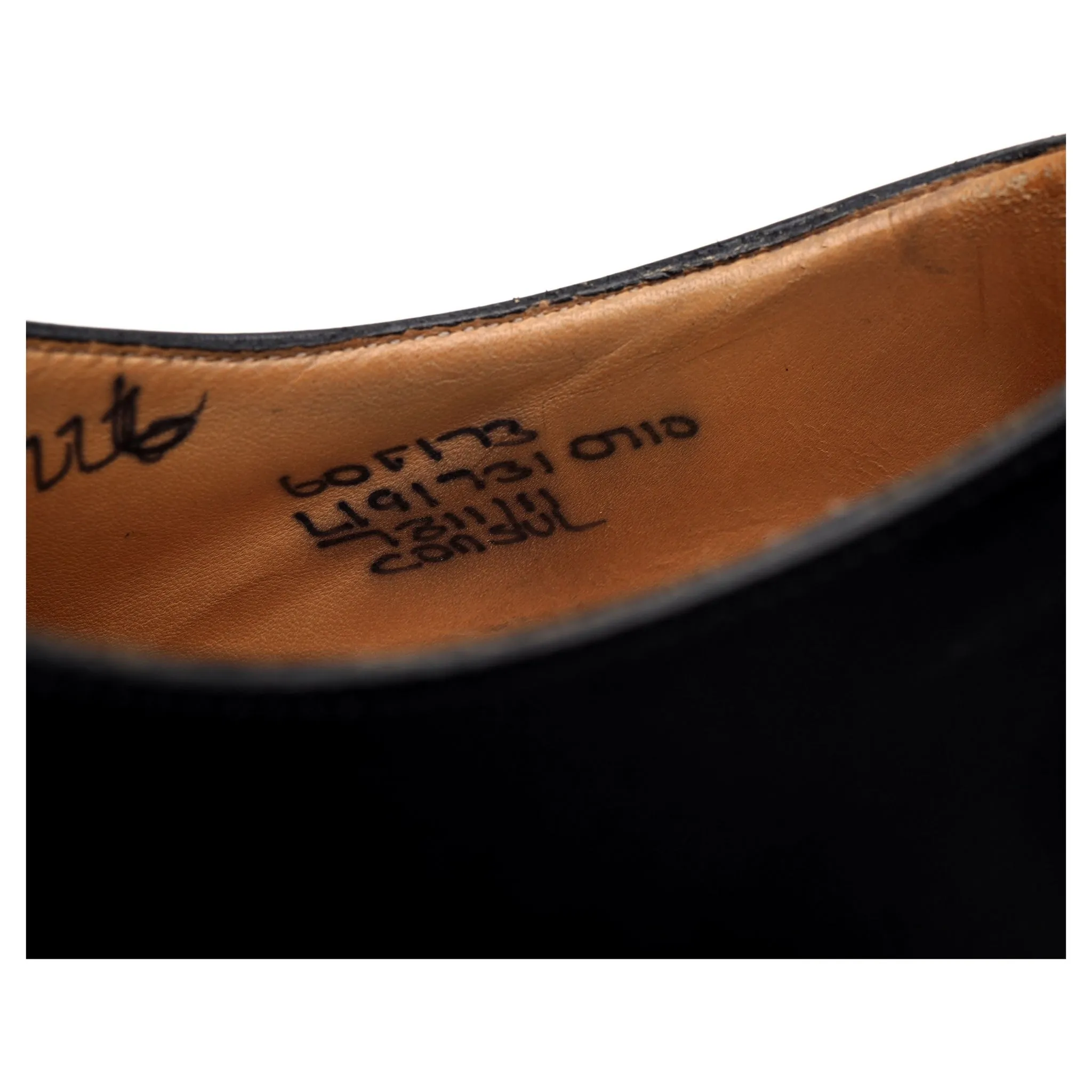 'Consul' Black Leather Oxford UK 6 F