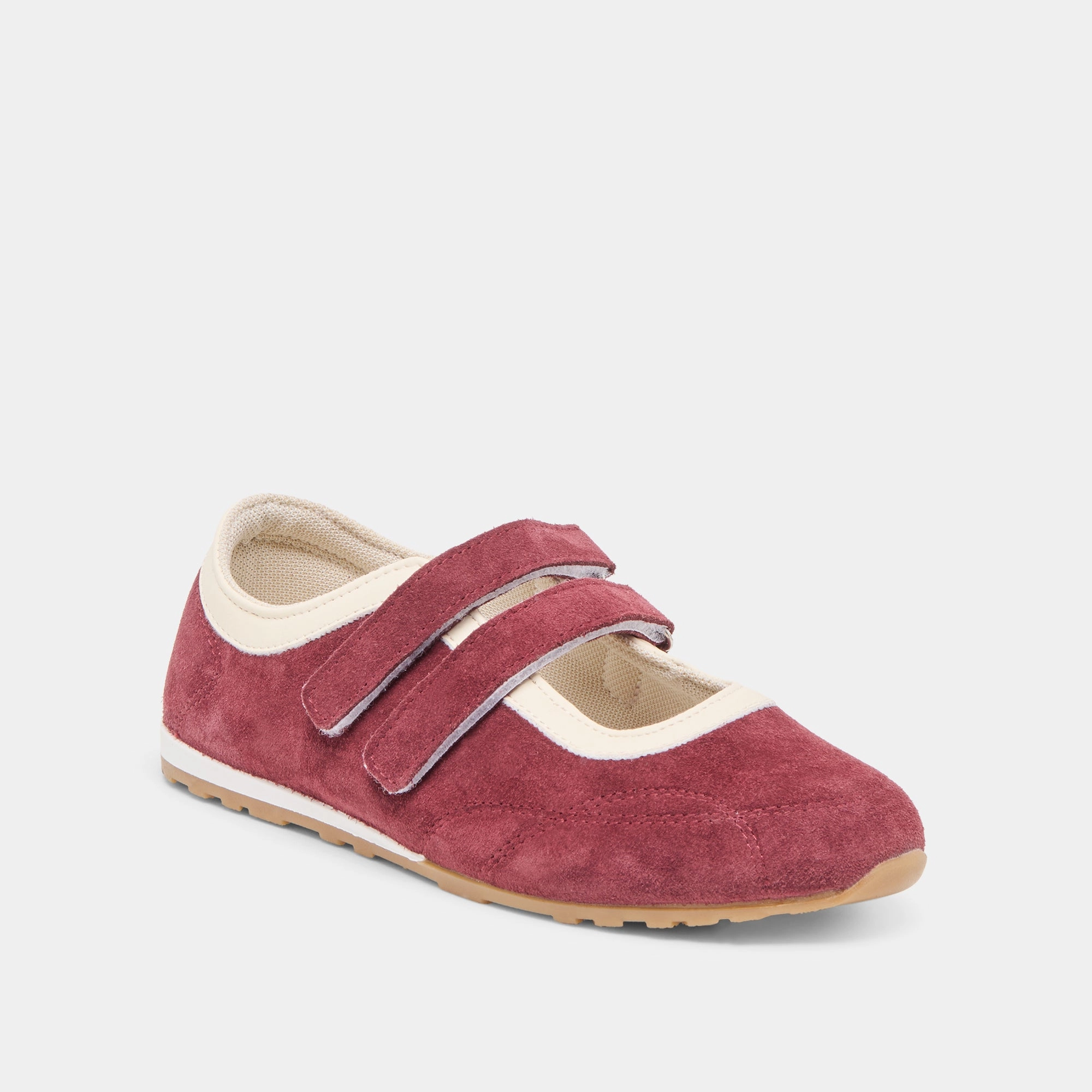 SWAN SNEAKERS BURGUNDY SUEDE Effortless Movement