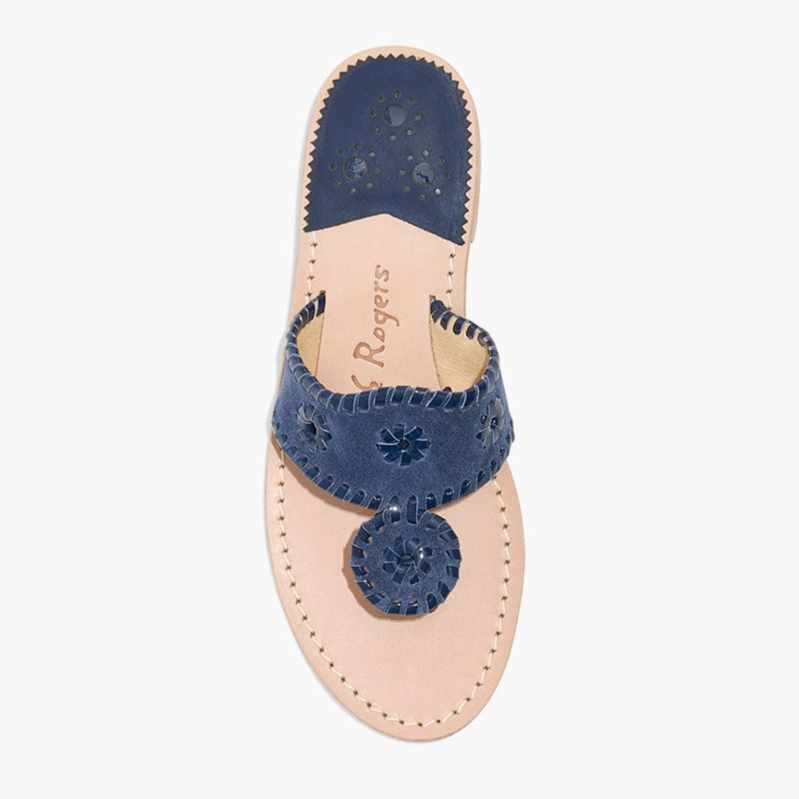 Jacks Suede Flat Sandal Quick Grab Air Friendly