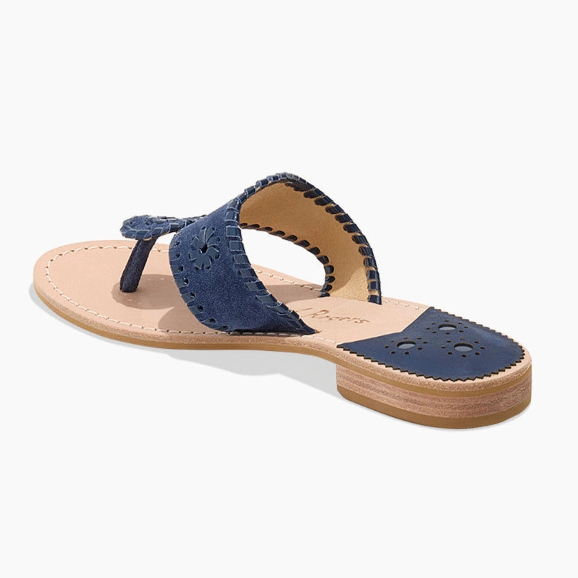 Cruise Wear heel cup Jacks Suede Flat Sandal