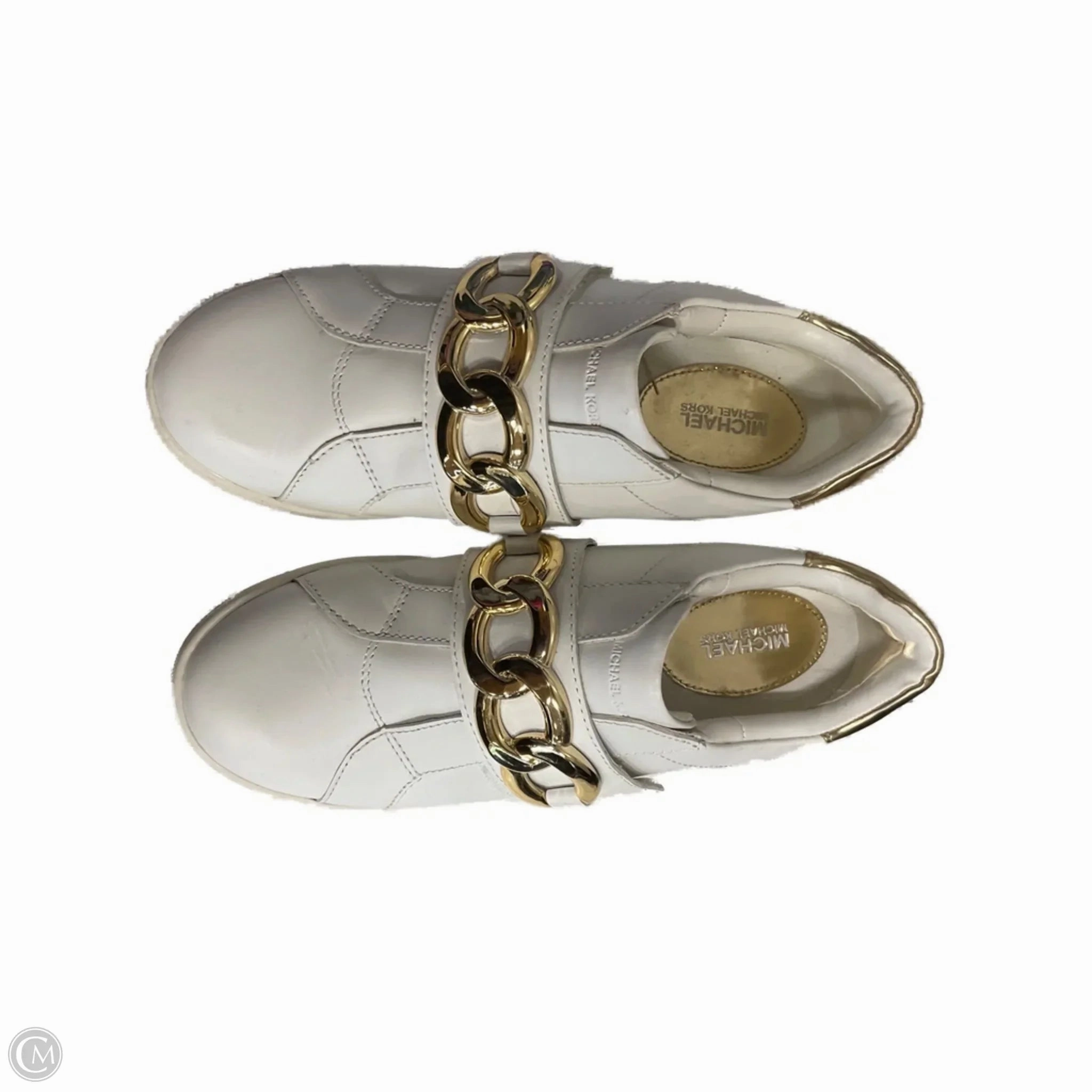Flexible Groove Tech Elastic Bands Shoes Sneakers By Michael By Michael Kors In White, Size: 7