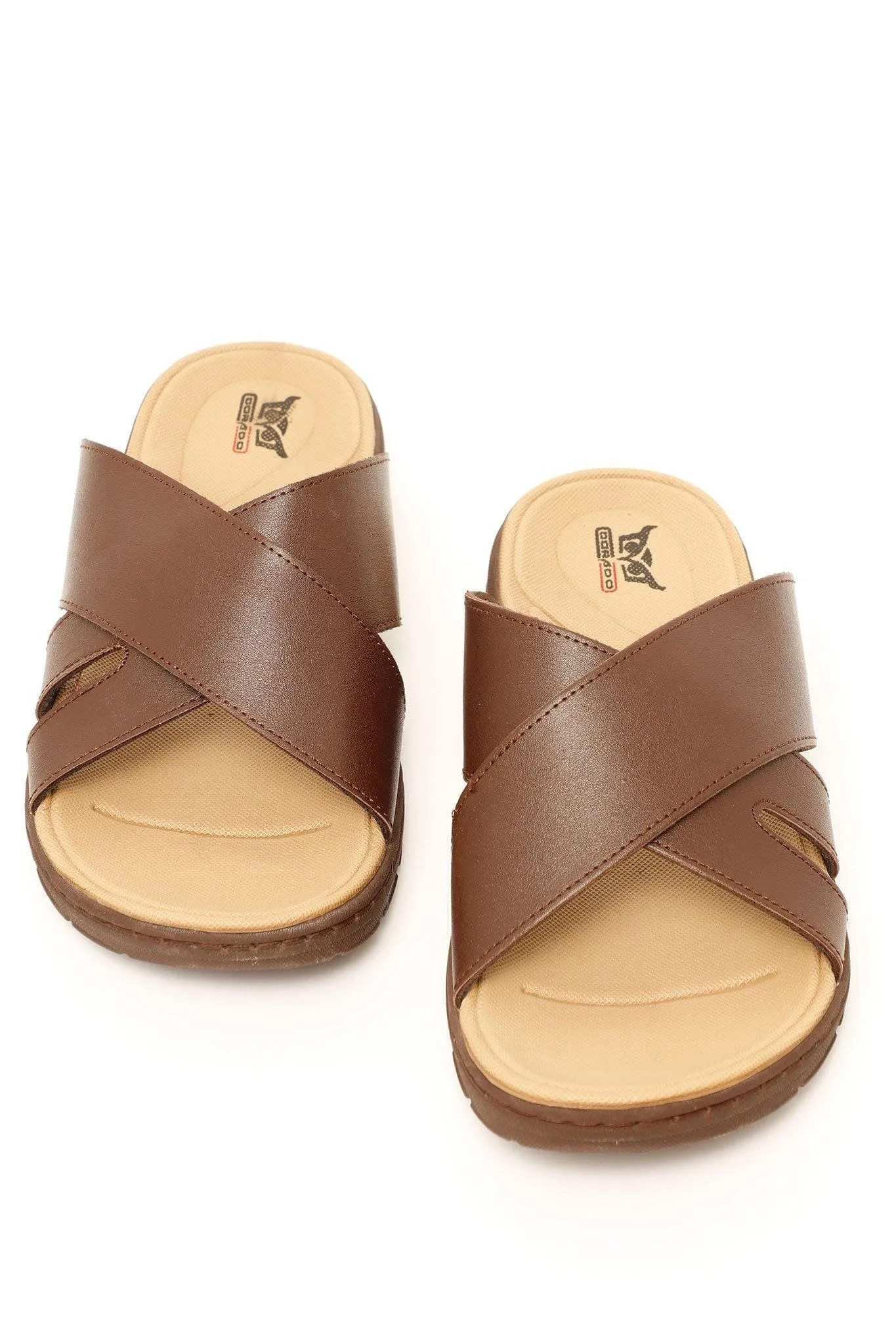 CORADO MEN'S SLIPPERS IN DARK BROWN CR7
