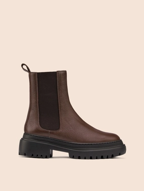 Non-Slip Sole Low Profile Night Travel Cortina Brown Lined Boot
