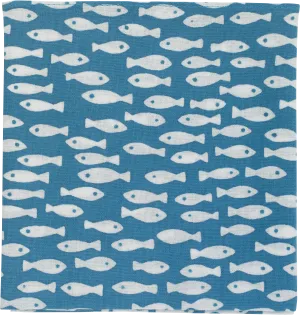 Cotton Hanky ~ Fishes