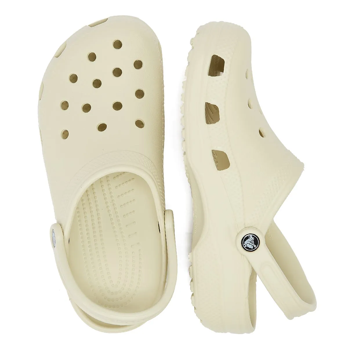Crocs Classic Womens Bone Clogs