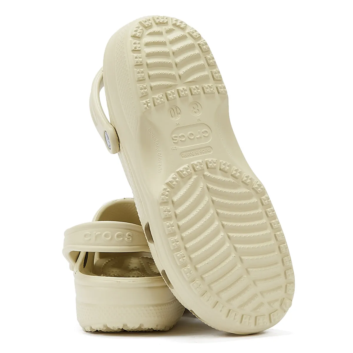 Crocs Classic Womens Bone Clogs