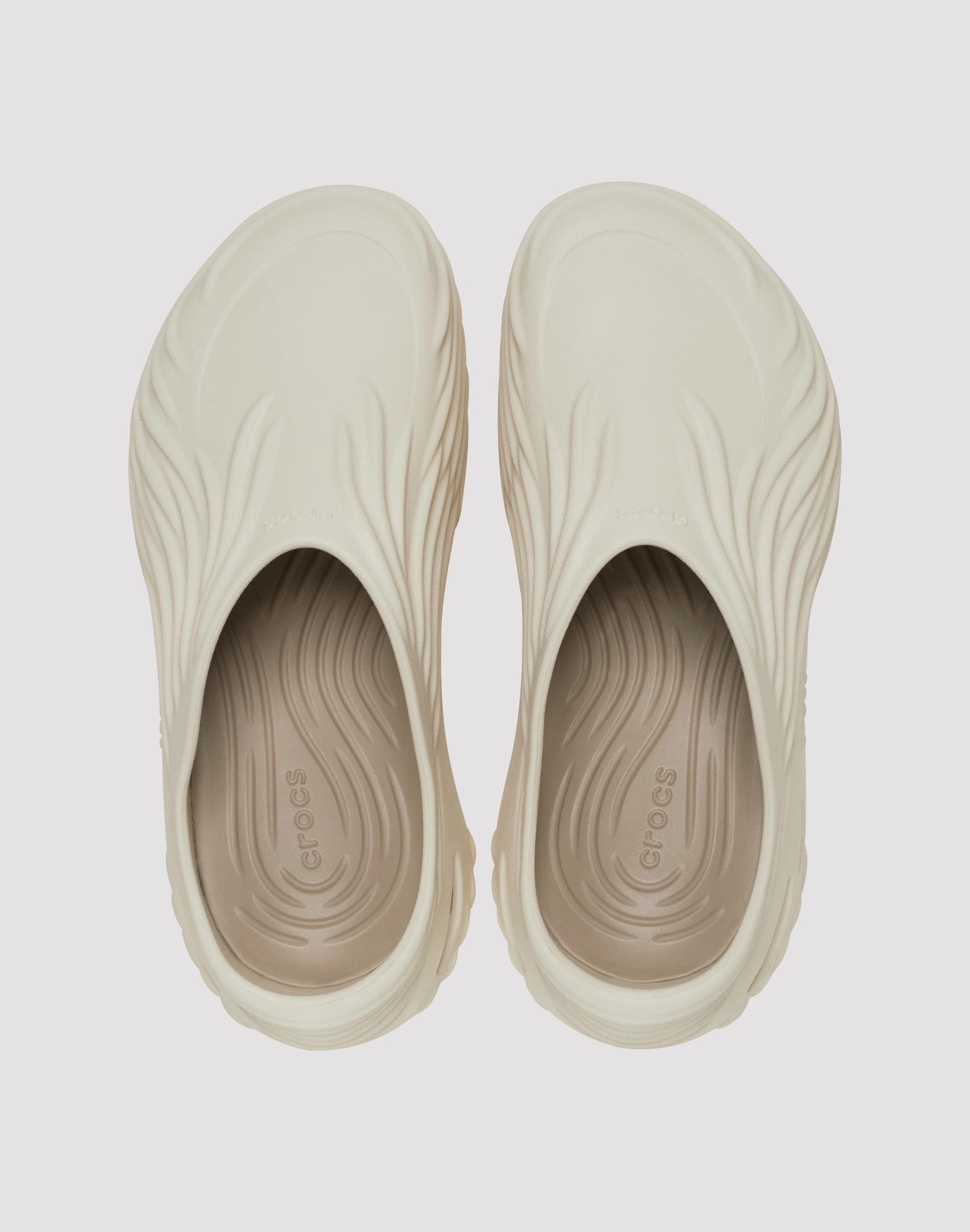 Memory Foam Standing All Crocs Echo Wave "Almond Tint" Sandal