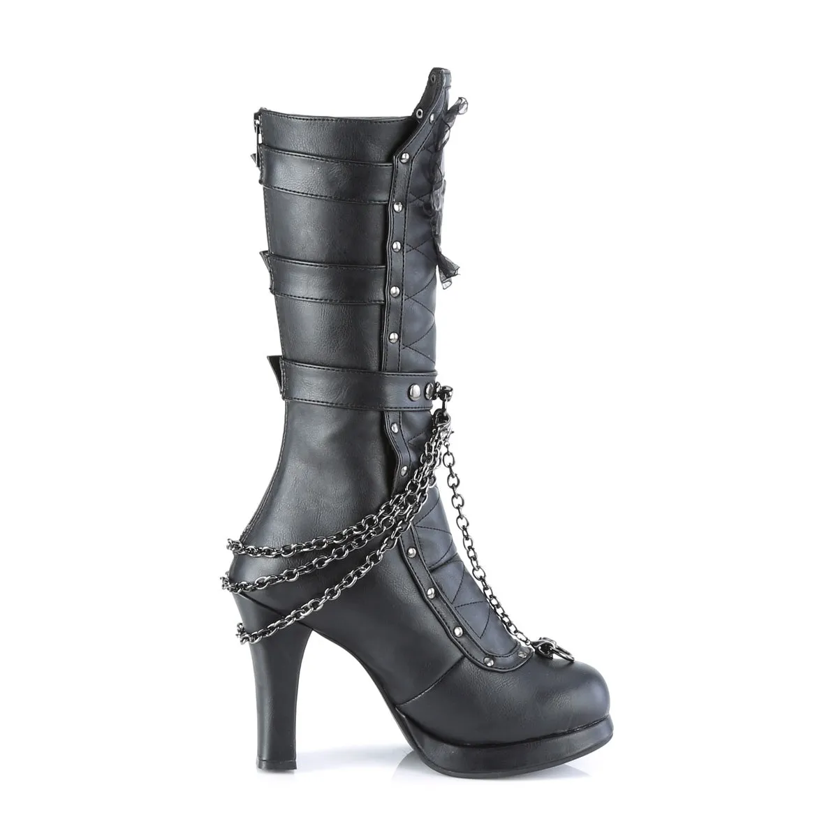 CRYPTO-67  Black Vegan Leather