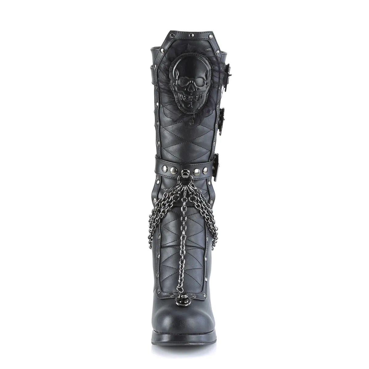 CRYPTO-67  Black Vegan Leather