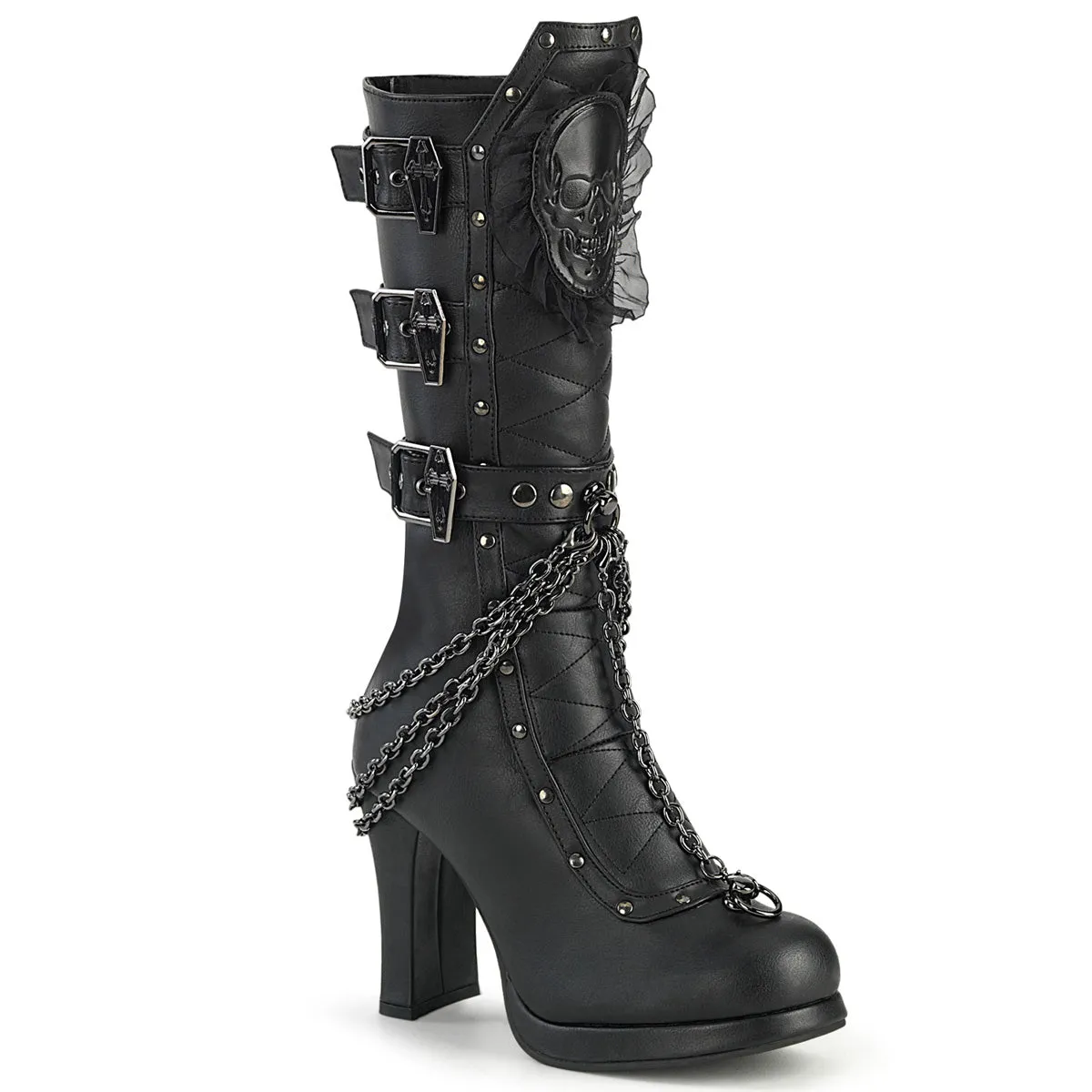 CRYPTO-67  Black Vegan Leather
