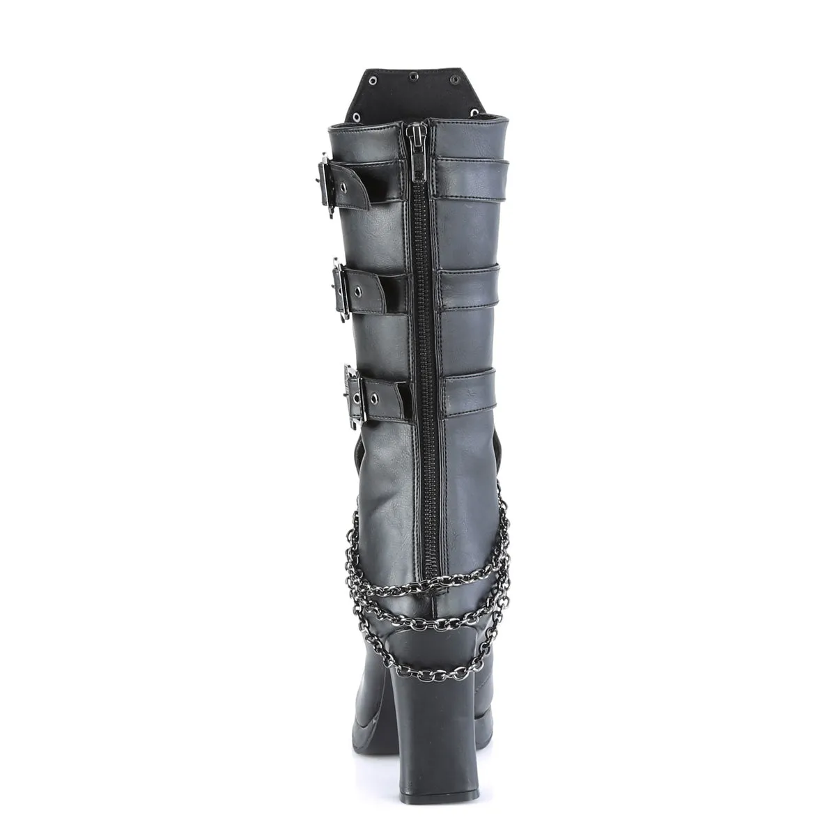 CRYPTO-67  Black Vegan Leather