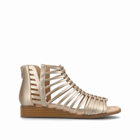 Relaxed Footwear Grab And Go DELILAH GLADIATOR SANDALS IN STATEMENT