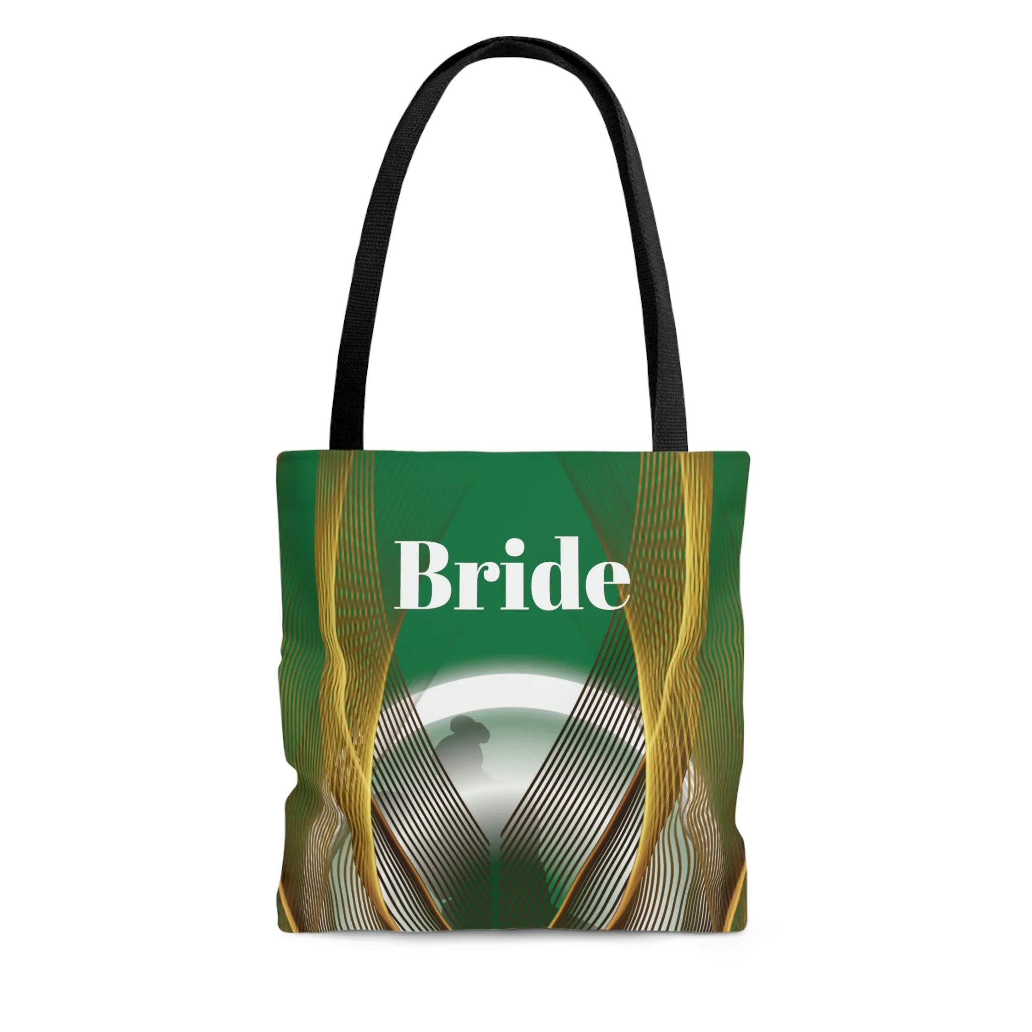 Custom Bride Tote | Green Women Shoulder Bag | Practical Wedding Gift for Her | Bridal Shower Gift | Women Engagement | Bride to be