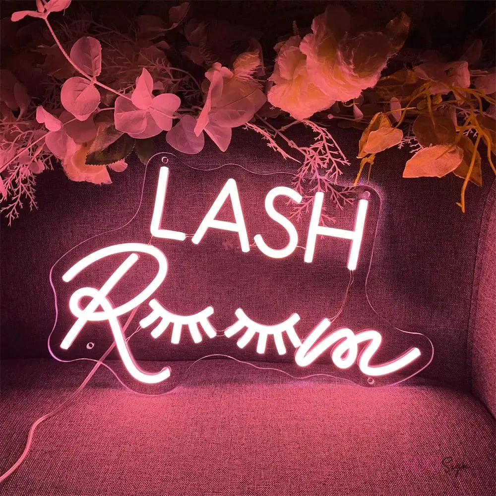 Custom Led Neon Lights Sign Lash Room Art