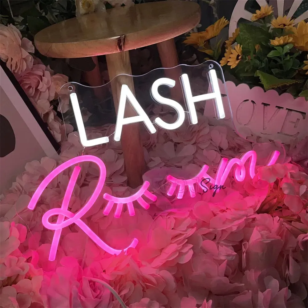 Custom Led Neon Lights Sign Lash Room Art