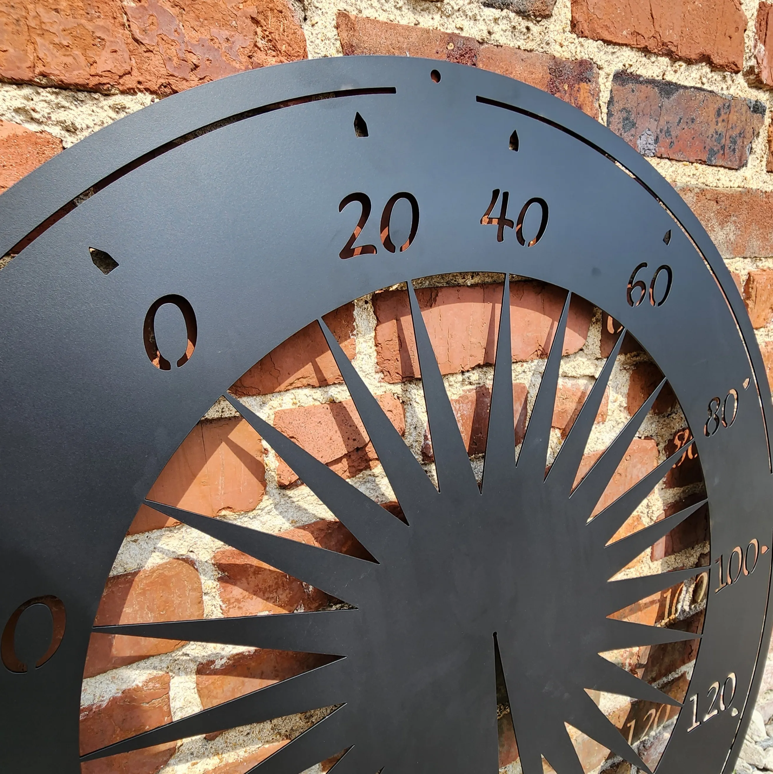 Custom Metal Outdoor Thermometer - Outdoor Decor - Temperature Gauge - Metal Sign