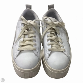 Slip On Elastic Gusset Boosted sole Shoes Sneakers By Puma In White, Size: 7