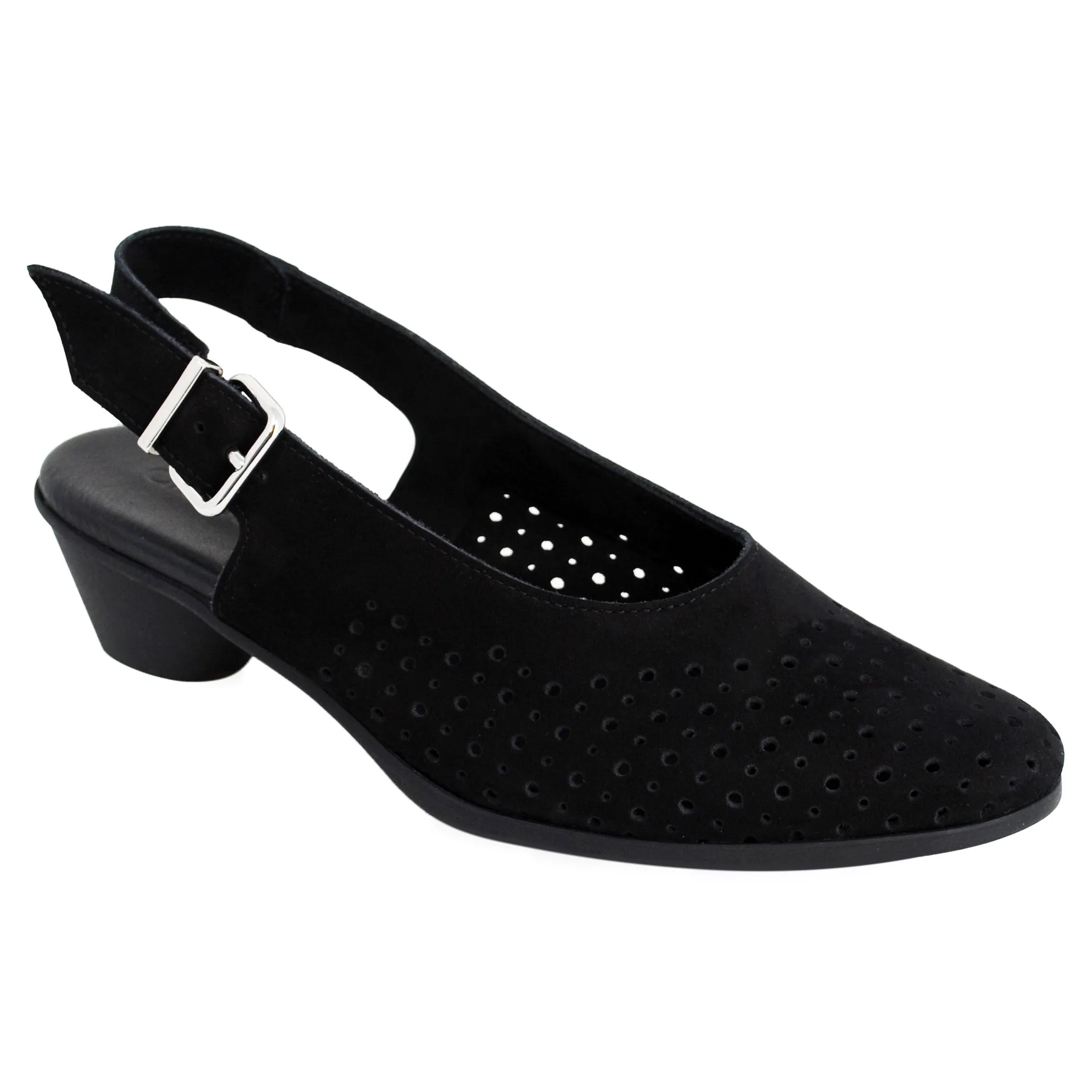 Cyanna - Noir Nubuck