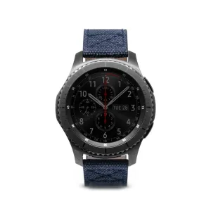 D  Wax Canvas Strap for Gear S3 Navy