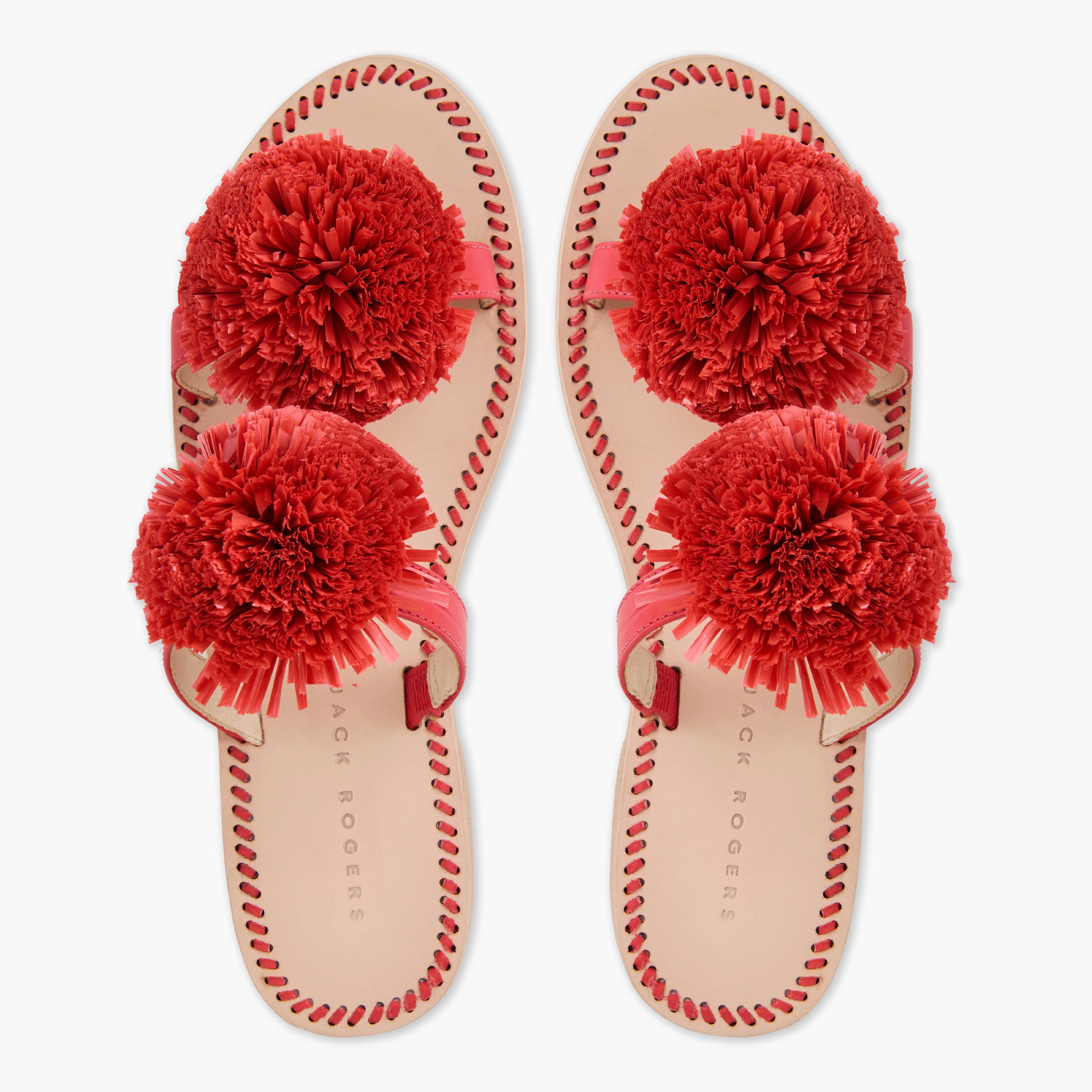 Daffodil Raffia Flat Sandal Quick Slip Retro Vibe