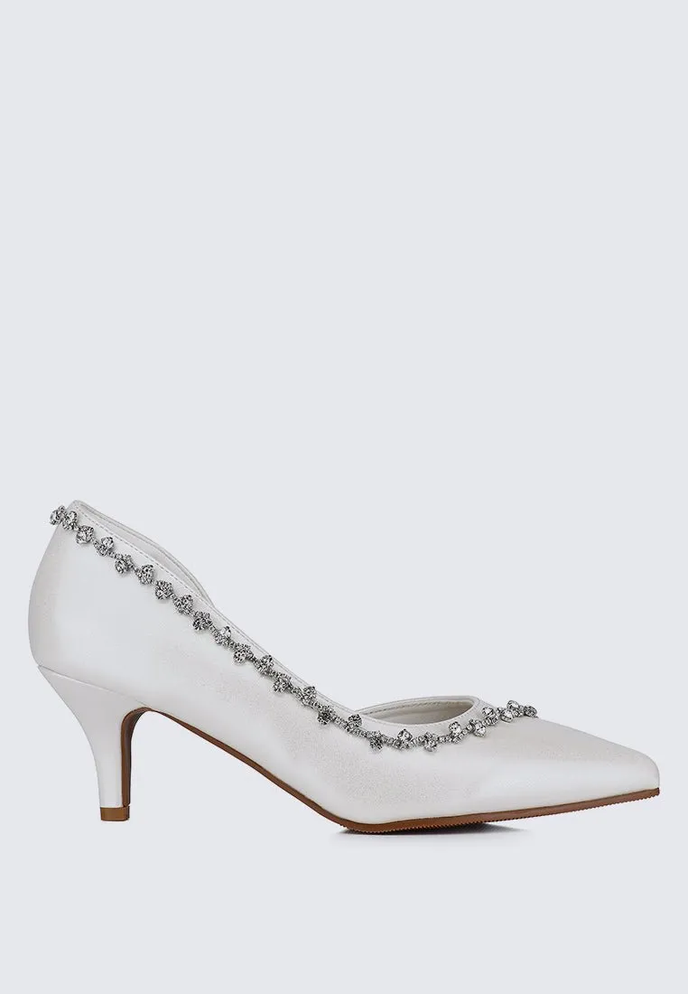 Dahlia Comfy Pumps In Ivory