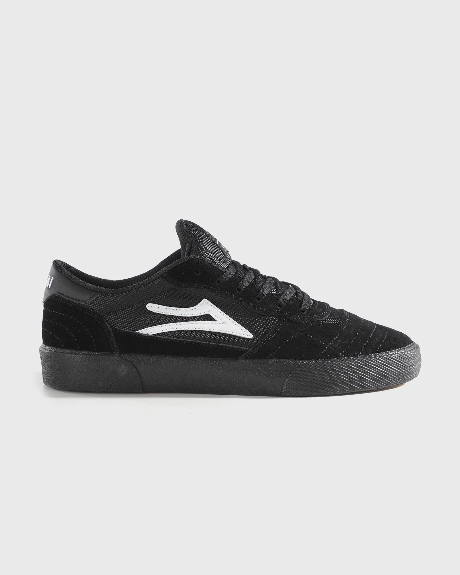 Padded collar Cambridge - Black Suede