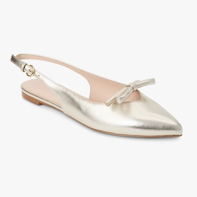 Media Day Lennox Leather Slingback Flat