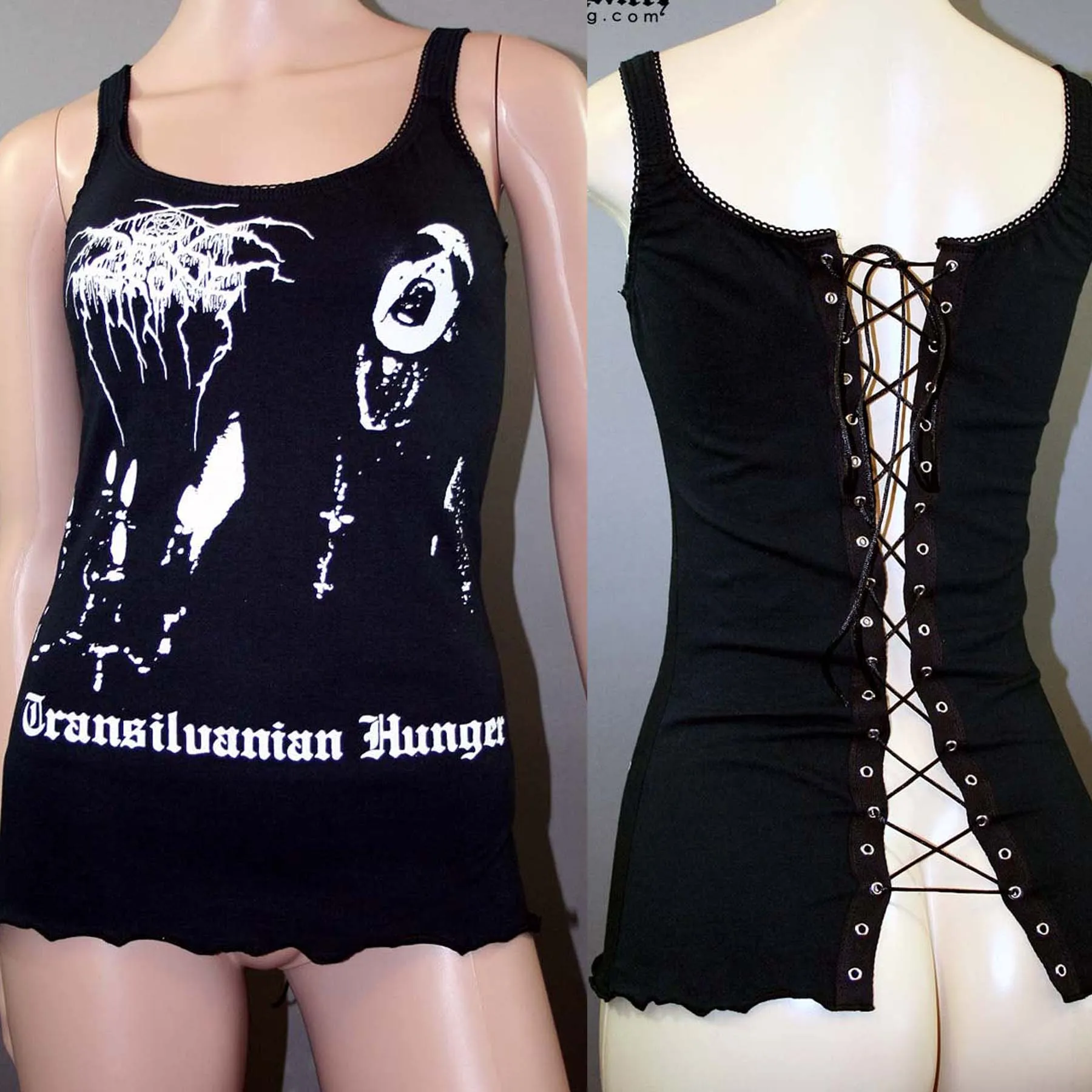 Darkthrone Corset Tank Top