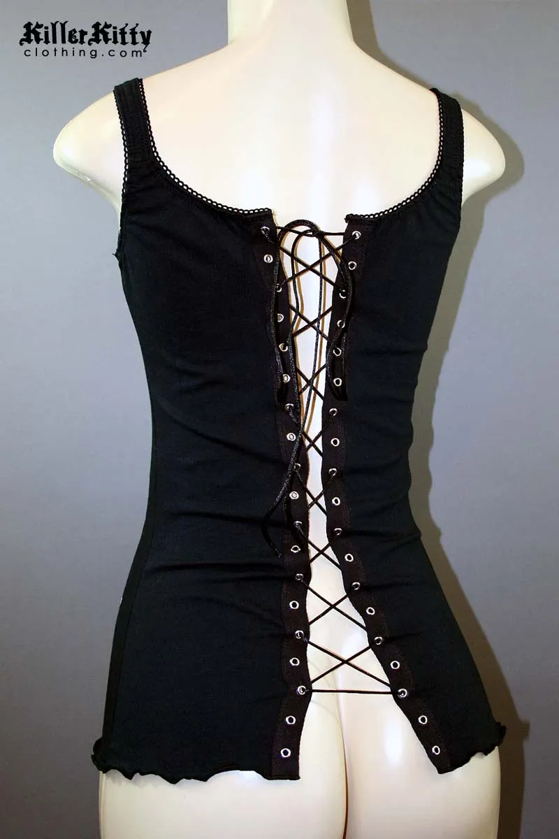 Darkthrone Corset Tank Top