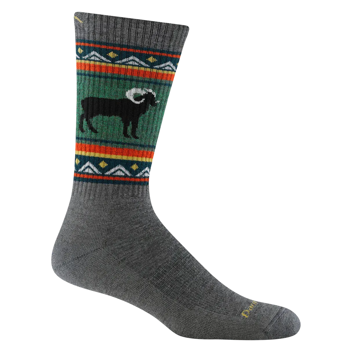 Darn Tough - 1980 Men's Boot Sock Midweight with Cushion - Gray