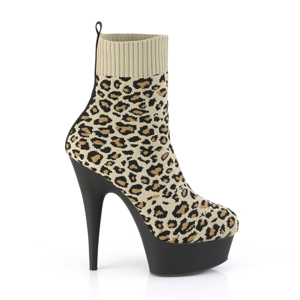 DELIGHT-1002LP Pleaser Tan Sexy Platform Shoes (Pole Dancing Heels)
