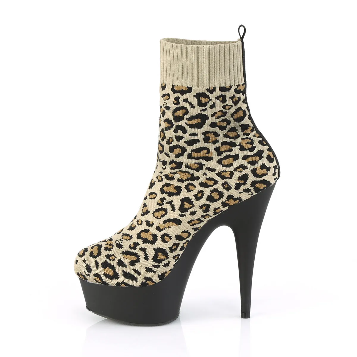 DELIGHT-1002LP Pleaser Tan Sexy Platform Shoes (Pole Dancing Heels)