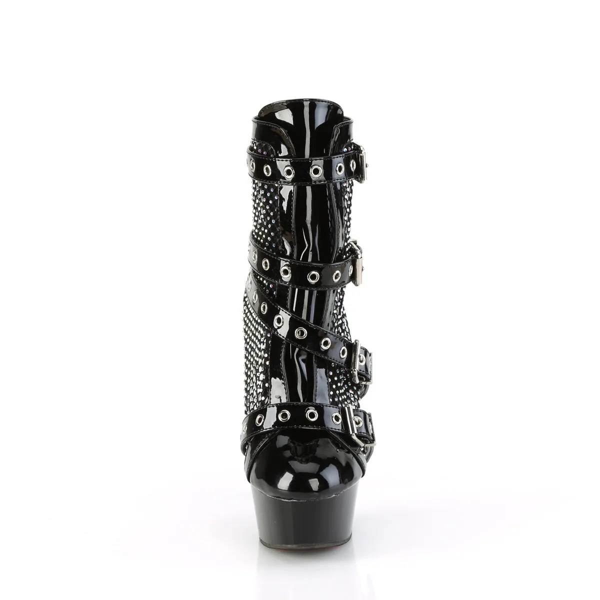 DELIGHT-1013RM Pleaser Black Sexy Platform Shoes (Pole Dancing Heels)