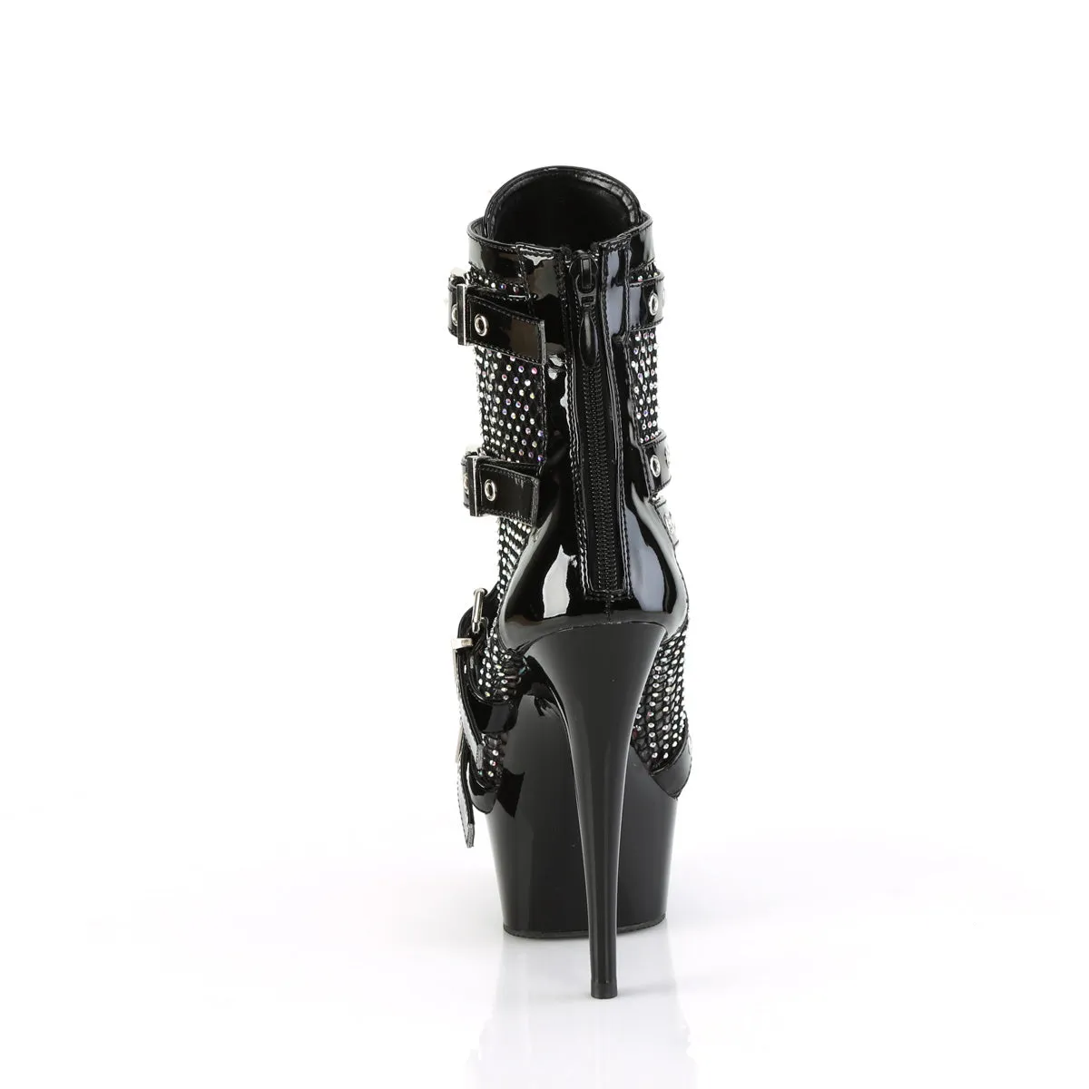 DELIGHT-1013RM Pleaser Black Sexy Platform Shoes (Pole Dancing Heels)