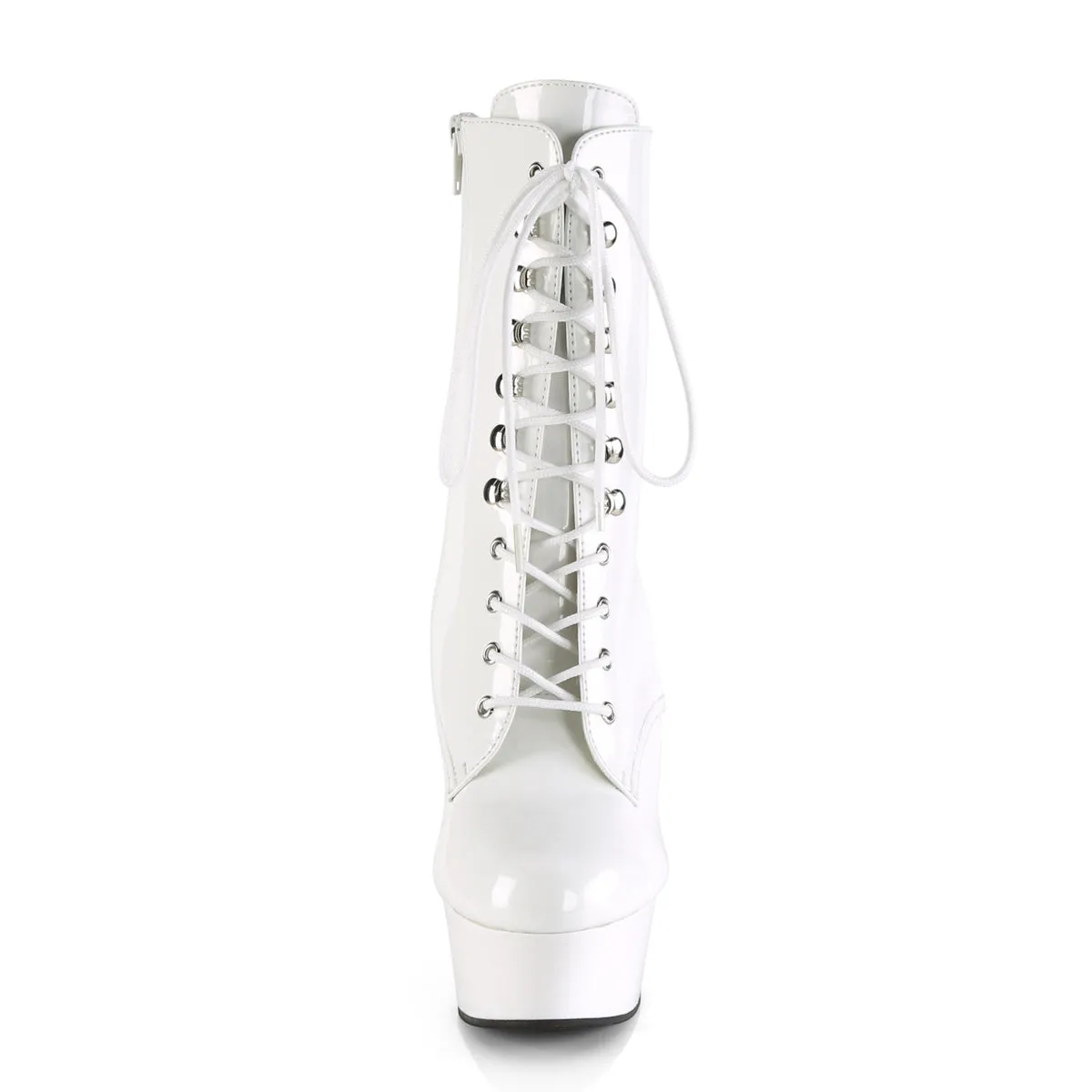 DELIGHT-1020 Pleaser White Patent Sexy Platform Shoes (Pole Dancing Heels)