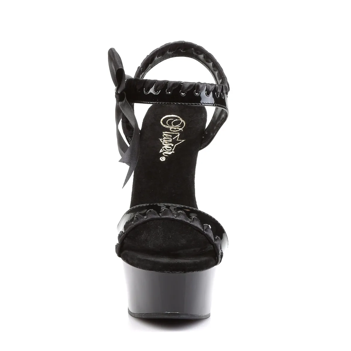 DELIGHT-615 Pleaser Black Sexy Platform Shoes (Pole Dancing Heels)