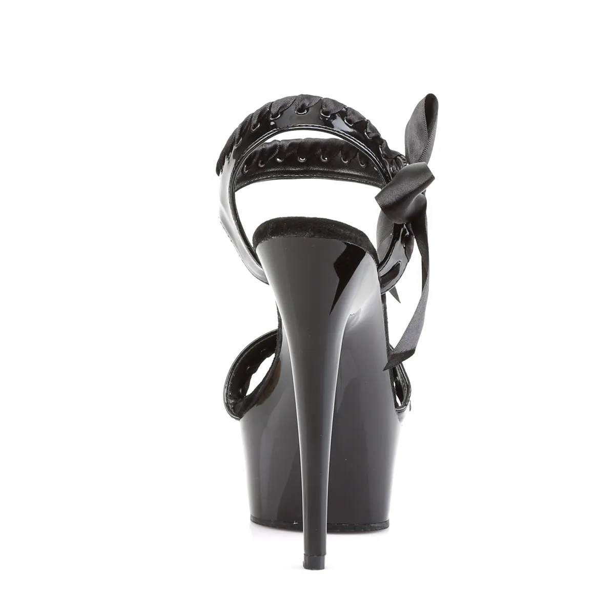 DELIGHT-615 Pleaser Black Sexy Platform Shoes (Pole Dancing Heels)