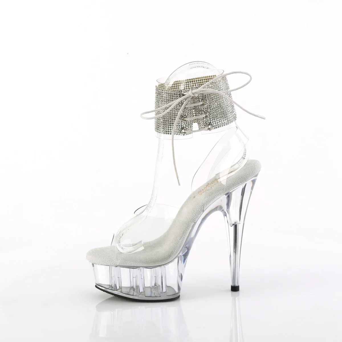 DELIGHT-691-2RS Pleaser Clear Sexy Platform Shoes (Pole Dancing Heels)