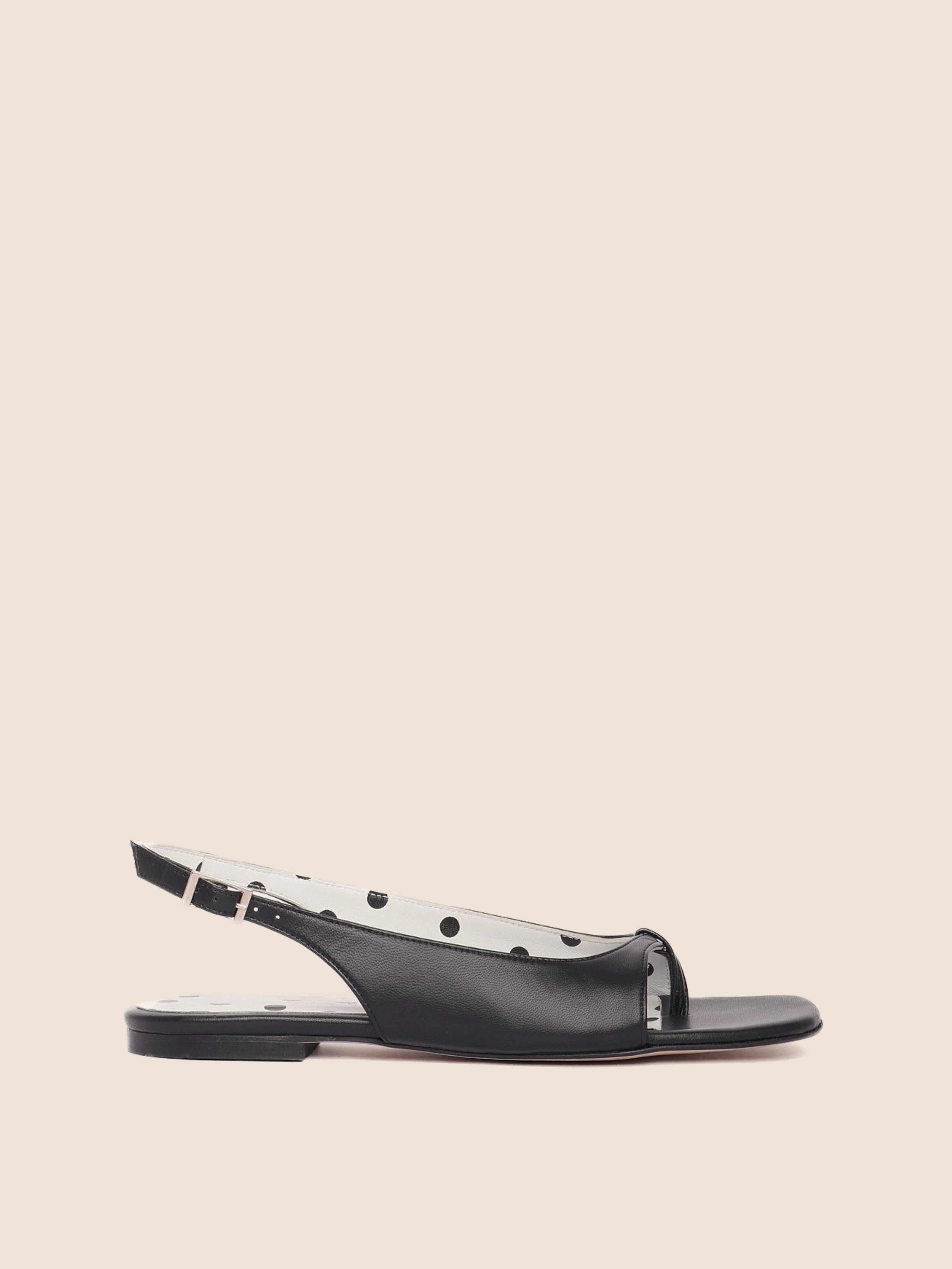 Denia Black Sandal Lace-up Comfortable Wear