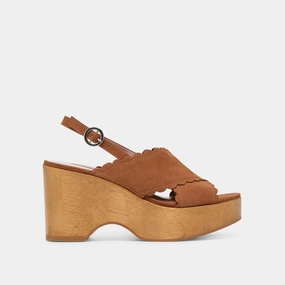 DILION WEDGES DARK SADDLE NUBUCK Perfect Comfort