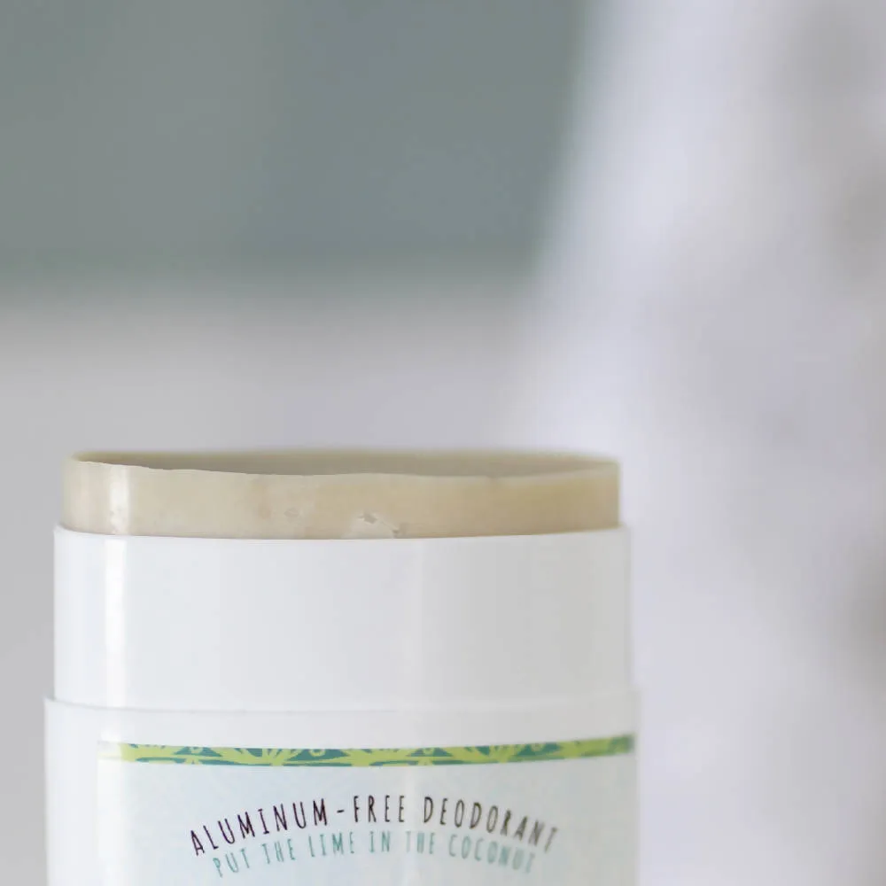 Detoxifying "Put the Lime in the Coconut" Natural Extra Strength Deodorant - 3 Pack