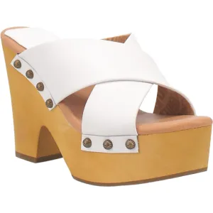 Dingo Women's Shoe - Driftwood (White) - DI849-WH
