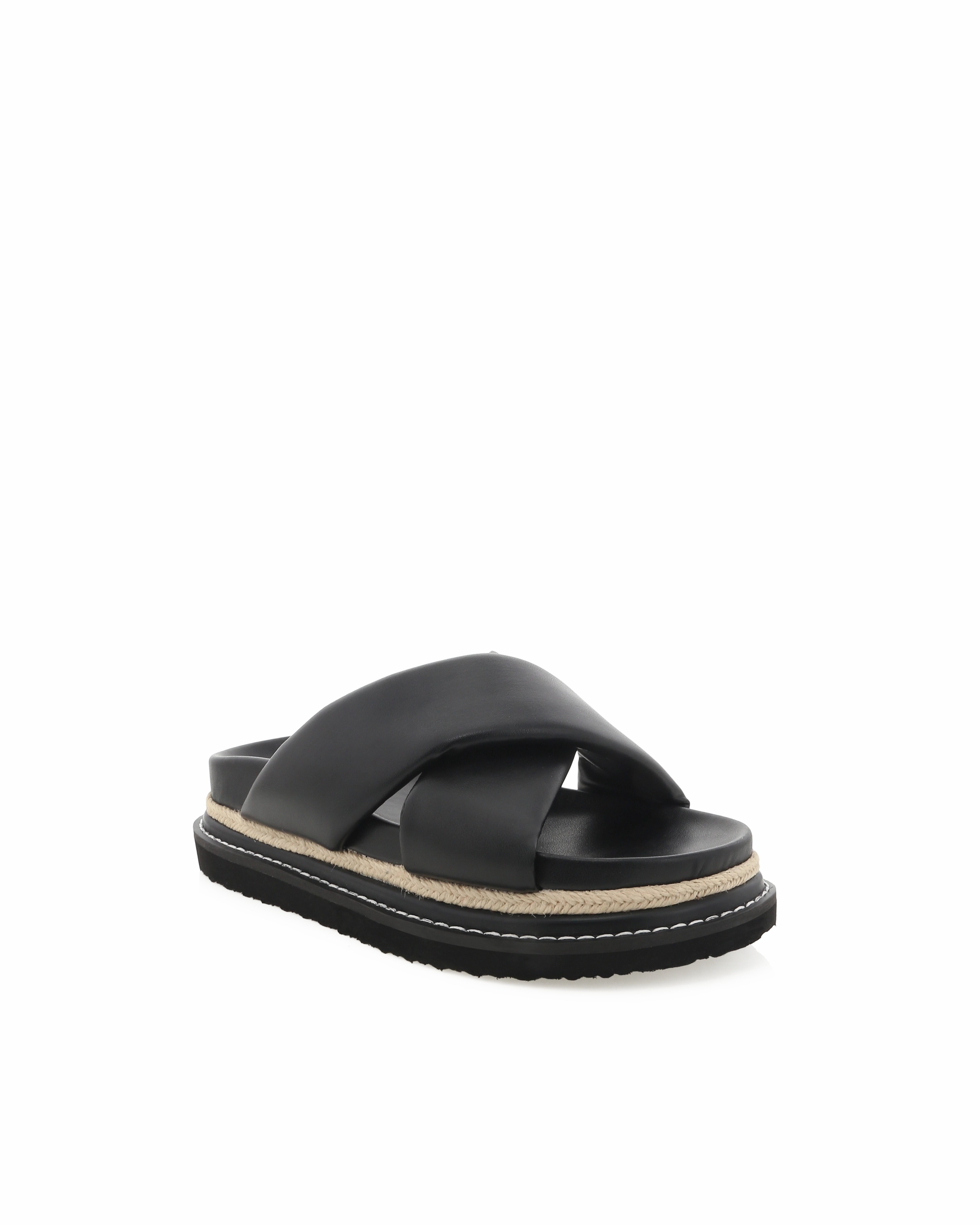 ARABEL WIDE FIT - BLACK Soft Material Street Walk
