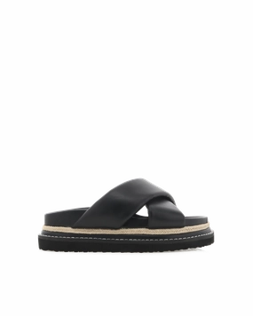 Textured Footbed ARABEL WIDE FIT - BLACK
