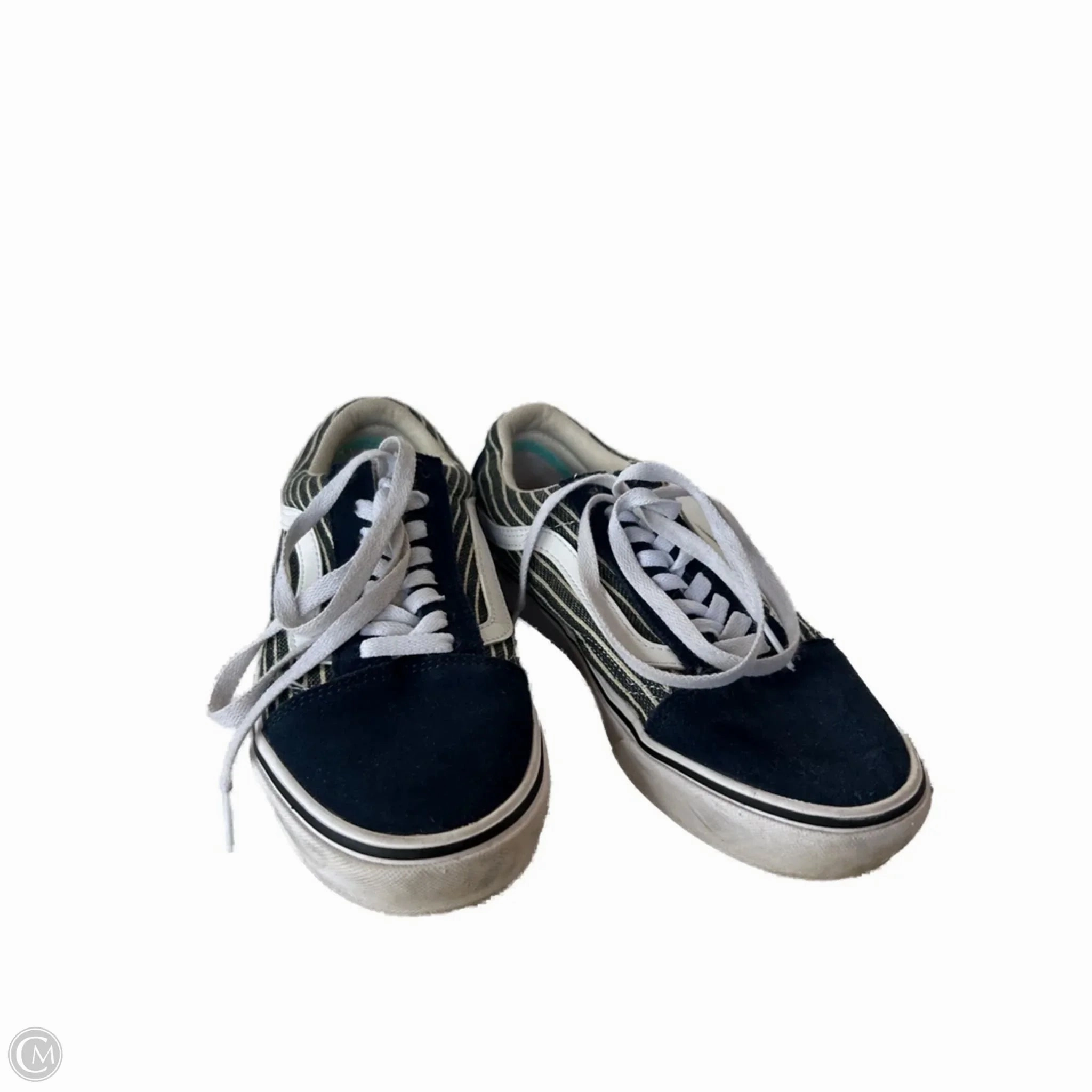 Street Drive Shoes Sneakers By Vans In Blue & Cream, Size: 8