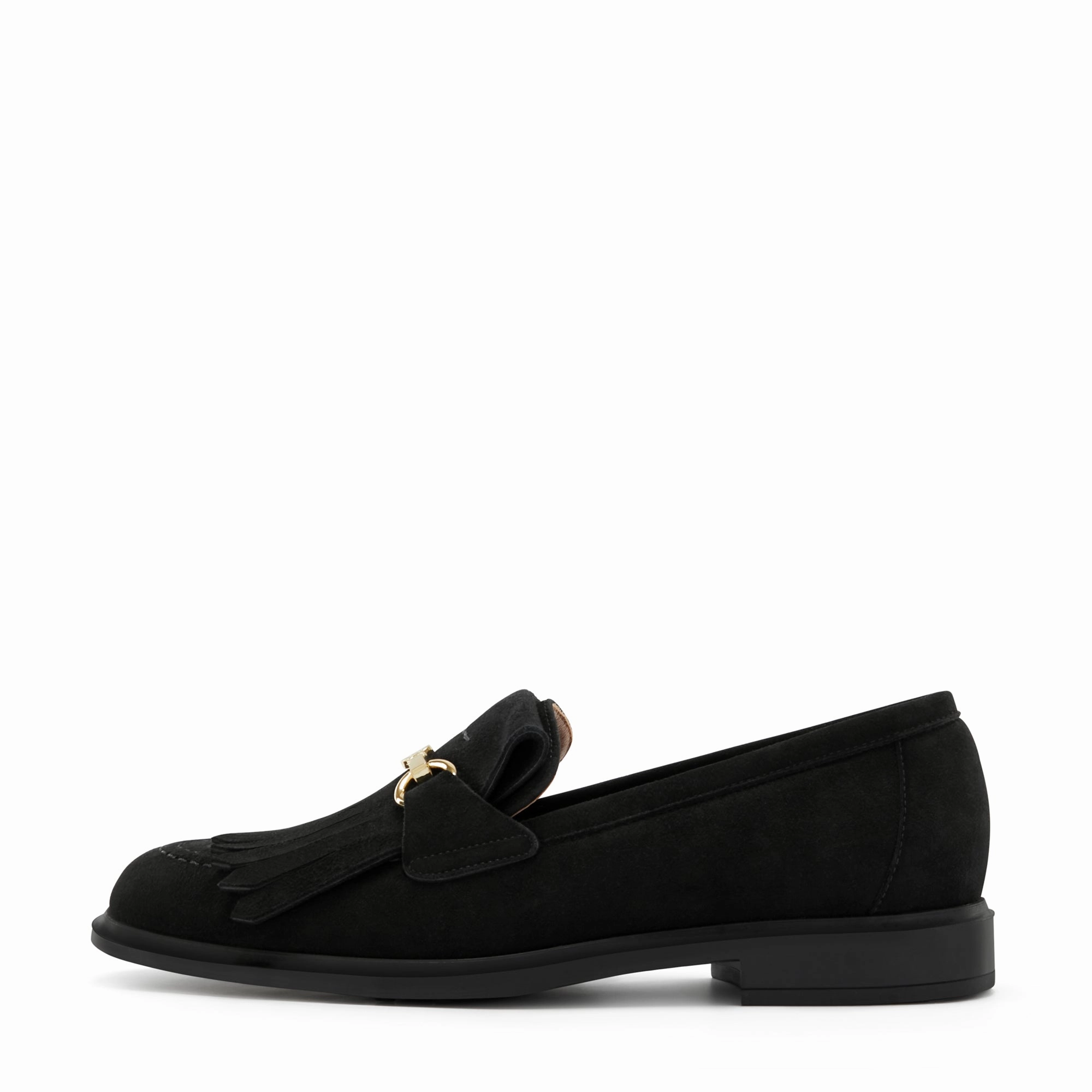 Impact Resistant Vend?me Lave black suede loafers