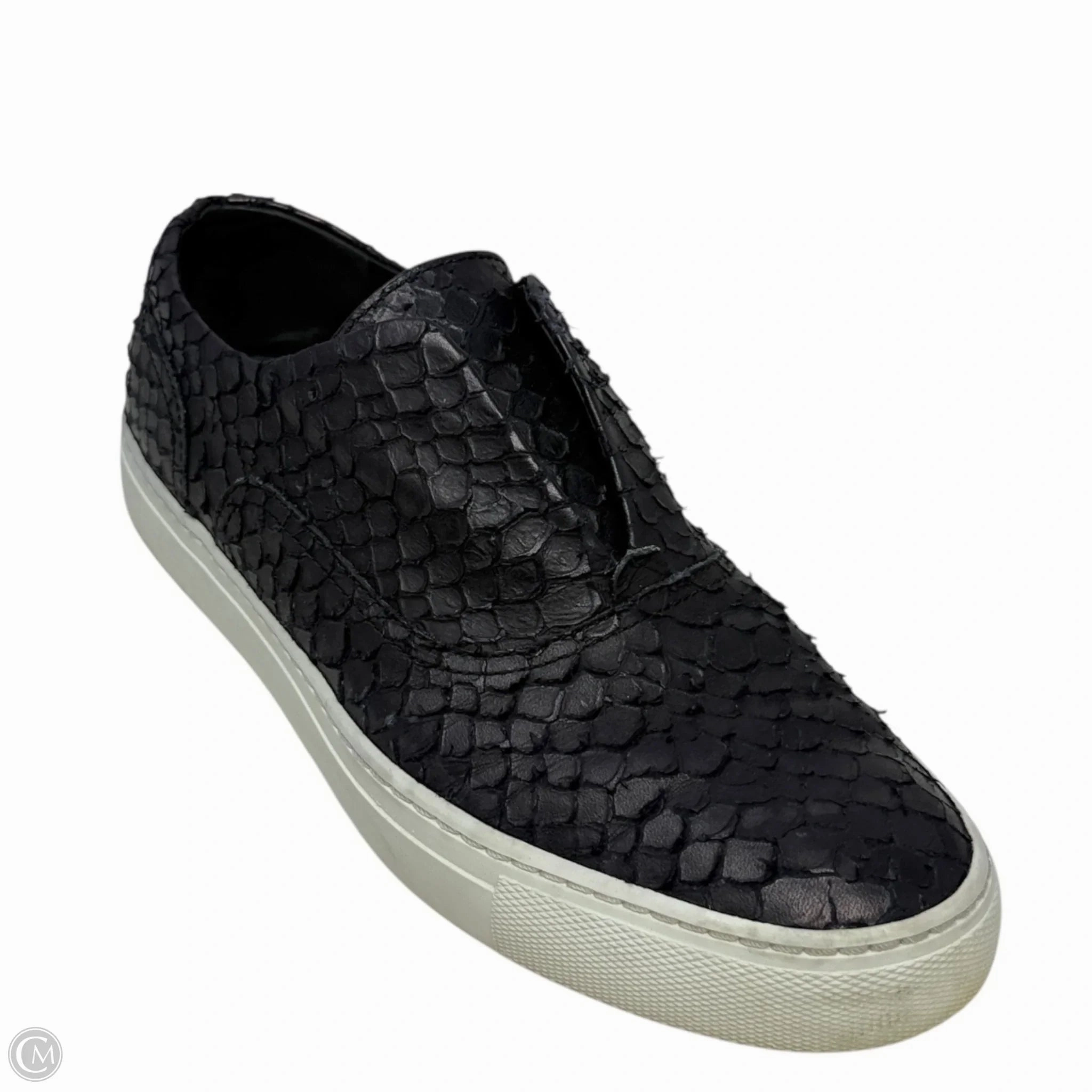Ultra-soft fit Nelson Python Slip On Sneakers By Vince In Snakeskin Print, Size: 7.5