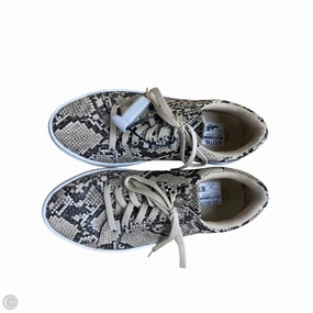 Seamless 3D Knit WideFit Shoes Sneakers By Topshop In Snakeskin Print, Size: 6
