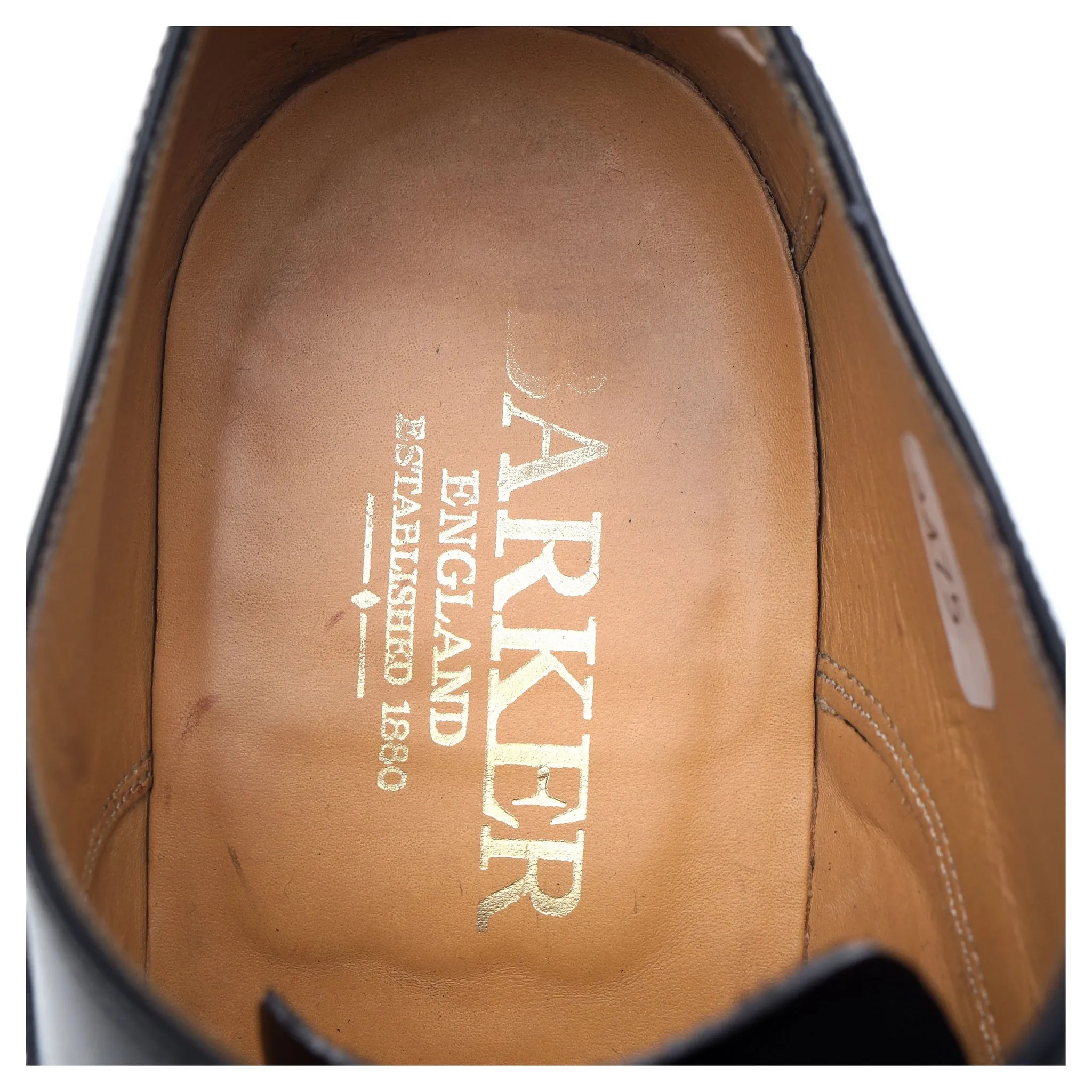 'Duxford' Black Leather Oxford UK 10 G